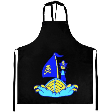 Discover Pirate Ship Child Captain Bad Buccaneer Boy Waves Aprons