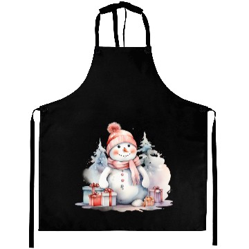 Discover Snowman Christmas, Merry Christmas Aprons
