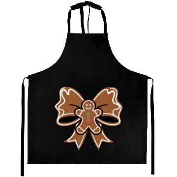 Discover Christmas Coquette bow Aprons