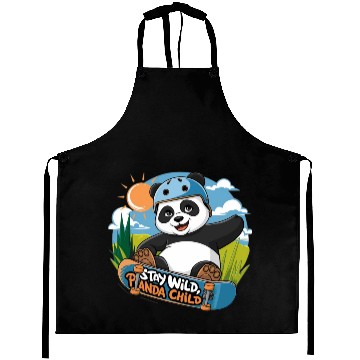 Discover Panda Love and Adorable Designs Aprons
