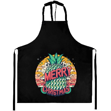 Discover Pineapple Christmas Aprons
