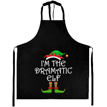 Discover I'm The Dramatic Elf Aprons Matching Family