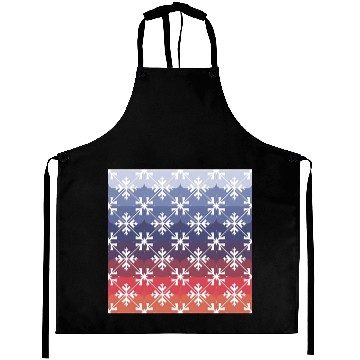 Discover Winter Geometric Harmony Pattern 2 Aprons