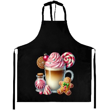 Discover Christmas ice cream, Merry Christmas Aprons