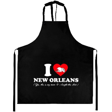 Discover Groovy I Love New Orleans Aprons