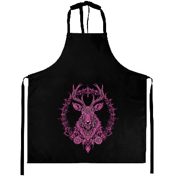 Discover Mandala Hirsch Deer Mystical Madalas Aprons