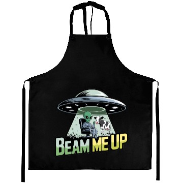Discover Alien Adventures and Space Fun Aprons