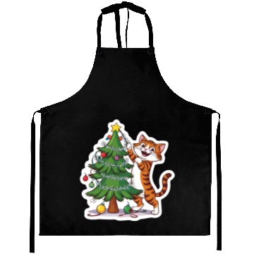 Discover Climbing the Christmas Spirit Aprons
