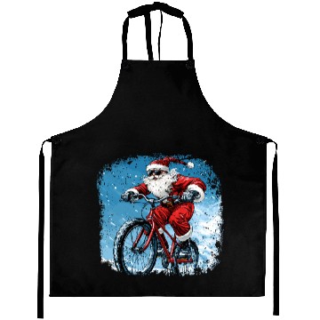 Discover Biker Christmas Aprons