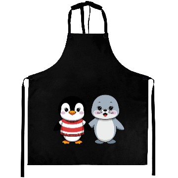 Discover Penguin and Seal Friends Aprons