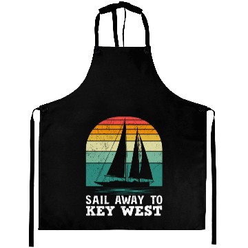 Discover Florida SAIL AWAY TO KEY-WEST Florida Keys Aprons