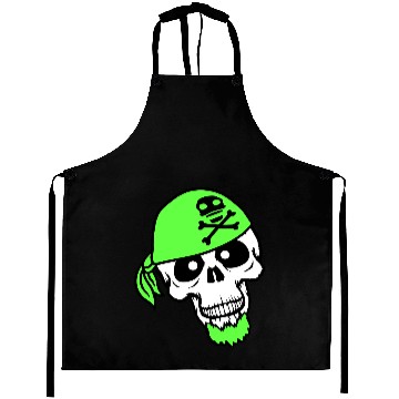 Discover Pirate Hat Skull Skeleton Halloween Head Scarf Fun Aprons