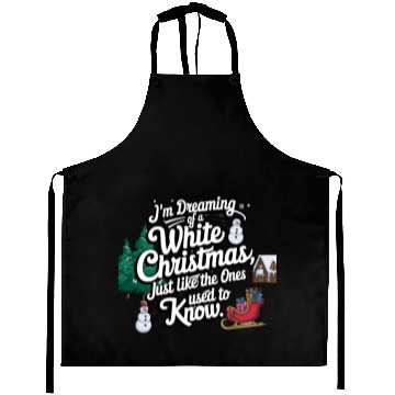 Discover I'm dreaming of a white christmas Aprons