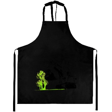 Discover Excavator Driver, Excavator, Tree, Construction Aprons