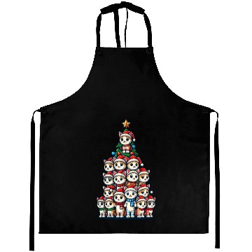 Discover Christmas Cats Christmas Tree Fun Aprons