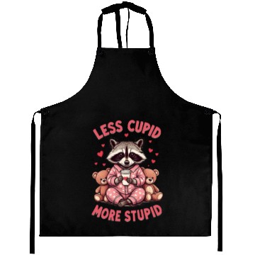 Discover Less cupid more stupid Aprons