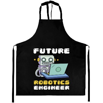 Discover Future Robotics Engineer Laptop Robot Aprons