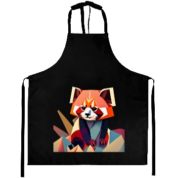 Discover Angry panda Aprons