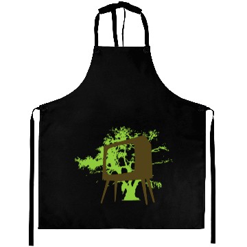 Discover Eco-Friendly Tree Art Illustration Aprons