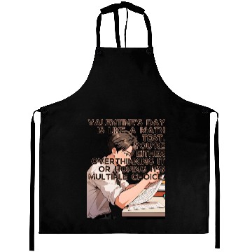 Discover Valentines Math Test Overthinking Multiple Choice Aprons
