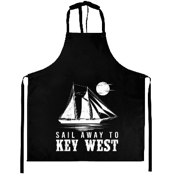 Discover Florida SAIL AWAY TO KEY-WEST Florida Keys Aprons