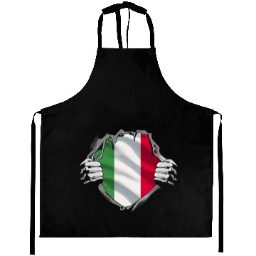 Discover Italian Pride Unveiled: Bold Flag Design Aprons