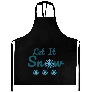 Discover Let It Snow. Winter Aesthetics Aprons