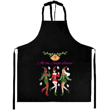 Discover All the Jingle Ladies - Christmas Aprons
