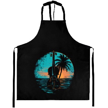 Discover Violin Artwork Aprons