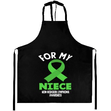 Discover Non-Hodgkin Lymphoma Awareness For My Niece Aprons