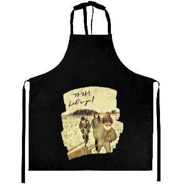Discover Let’s Go Motivational Korean Design Aprons