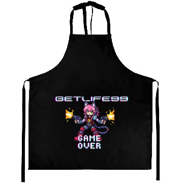 Discover getlife99 gameover gaming Aprons