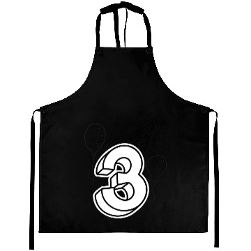 Discover Coloring Aprons: Number 3 – Creative Birthday Fun
