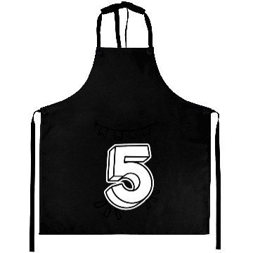 Discover Coloring Aprons: Number 5 – Creative Birthday Keeps