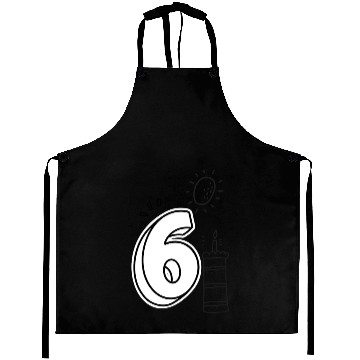 Discover Coloring Aprons: Number 6 – Fun Birthday Keepsake