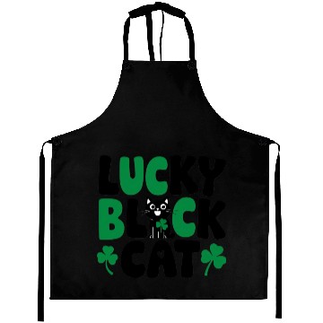 Discover Black Cat Lover Designs Aprons