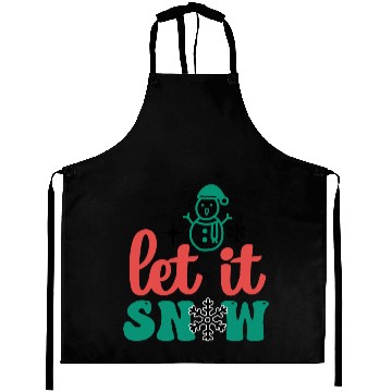 Discover let it snow Aprons