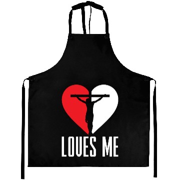 Discover Jesus Loves Me Christian Christmas Aprons