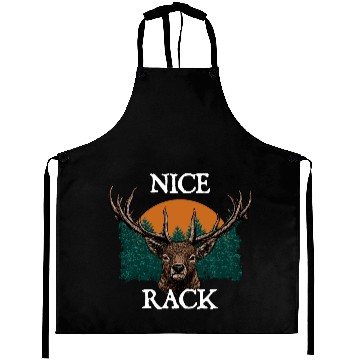 Discover Nice Rack Deer Hunting Elk Hunter Animal Stalking Aprons