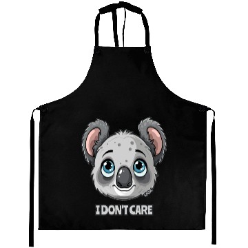 Discover Cute Koala - I Don’t Care Aprons