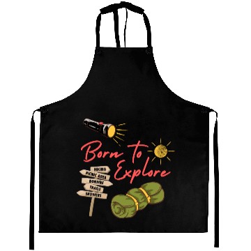 Discover Classic Born To Explore Aprons