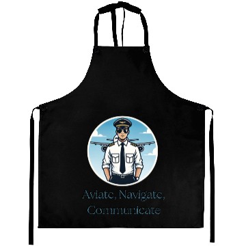Discover Aviate, Navigate, Communicate - Aprons for Pilots