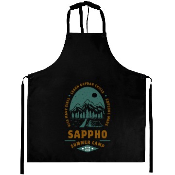 Discover Sappho Summer Camp Aprons – Lesbian,wlw design