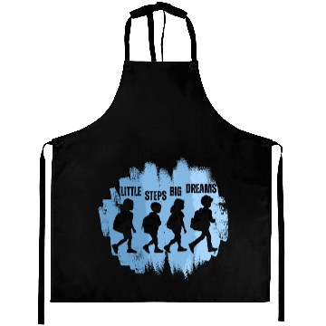 Discover Little Steps Big Dreams Inspirational Design Aprons