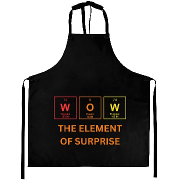 Discover THE ELEMENT OF SURPRISE Aprons