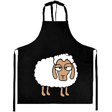 Discover Sheep Tired Bored Look Little Sweet Lamb Bad Mood Aprons