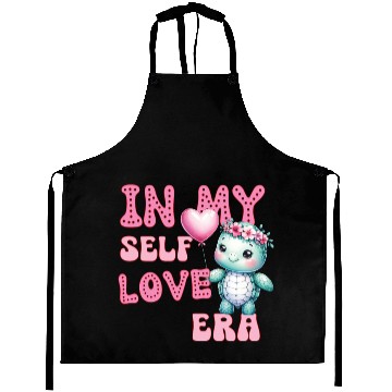 Discover Cute Valentine's day Turtle - In my self love Aprons