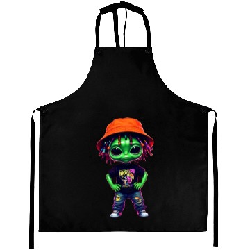Discover Alien green Aprons