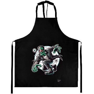 Discover The Green One-Eyed Cyclops Monster Aprons