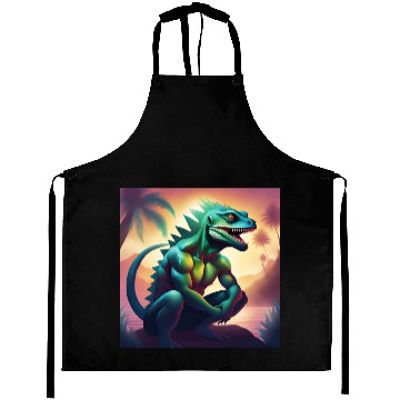 Discover Mutant Lizard Man Aprons